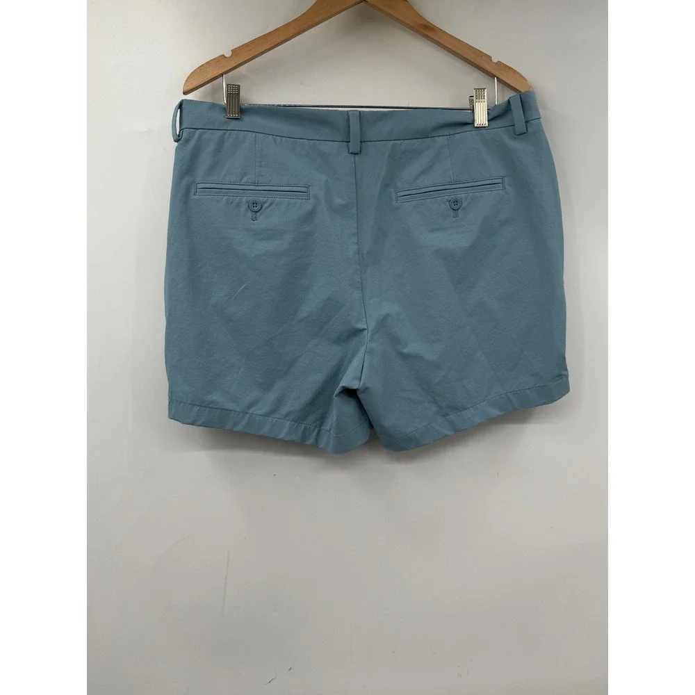 Vineyard Vines OTG On-The-Go Shorts Mens 34 Blue Performance Stretch Golf 7 Inch